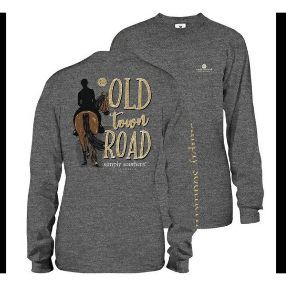 Simply Southern Old Town Road long sleeve tee